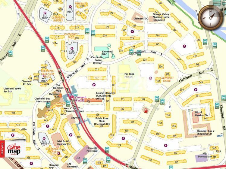 Blk 335 Clementi Avenue 2 (Clementi), HDB 3 Rooms #143486712